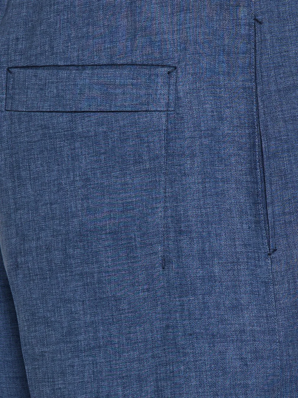  Zegna Elasticated-waistband Shorts - Blue 