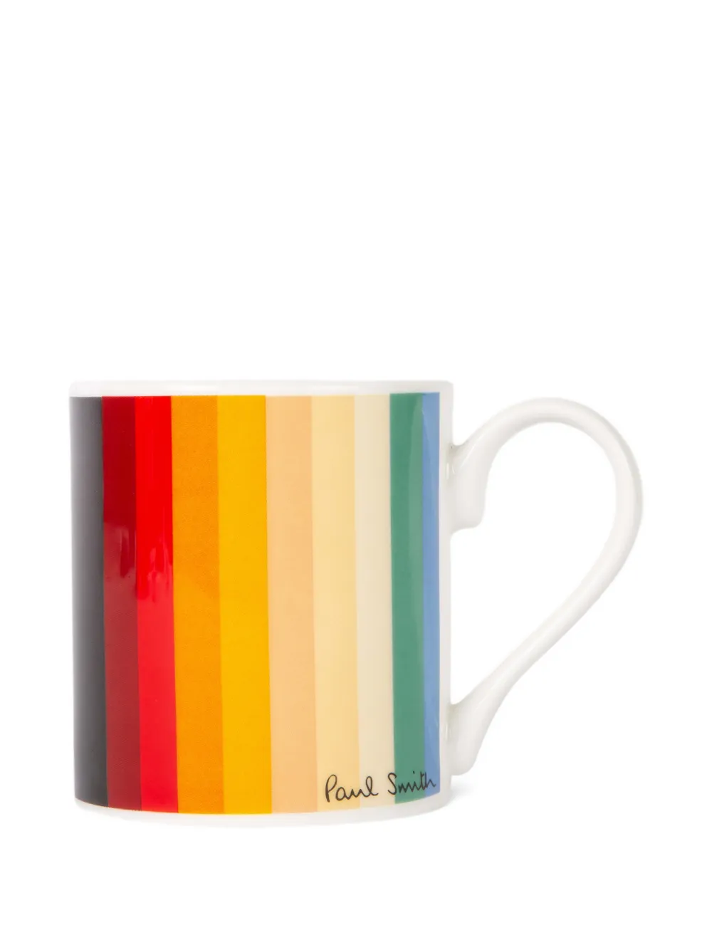Paul Smith stripe print mug - Weiß