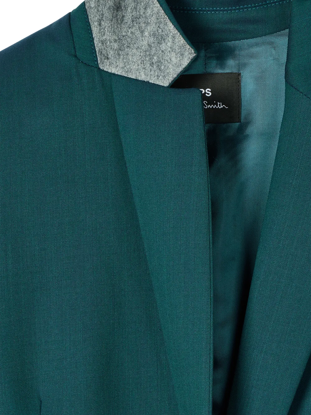  Ps Paul Smith Notched-lapels Blazer - Green 