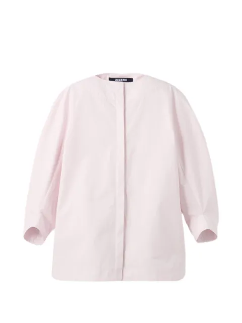 Jacquemus chemise The Pittore à design sans col