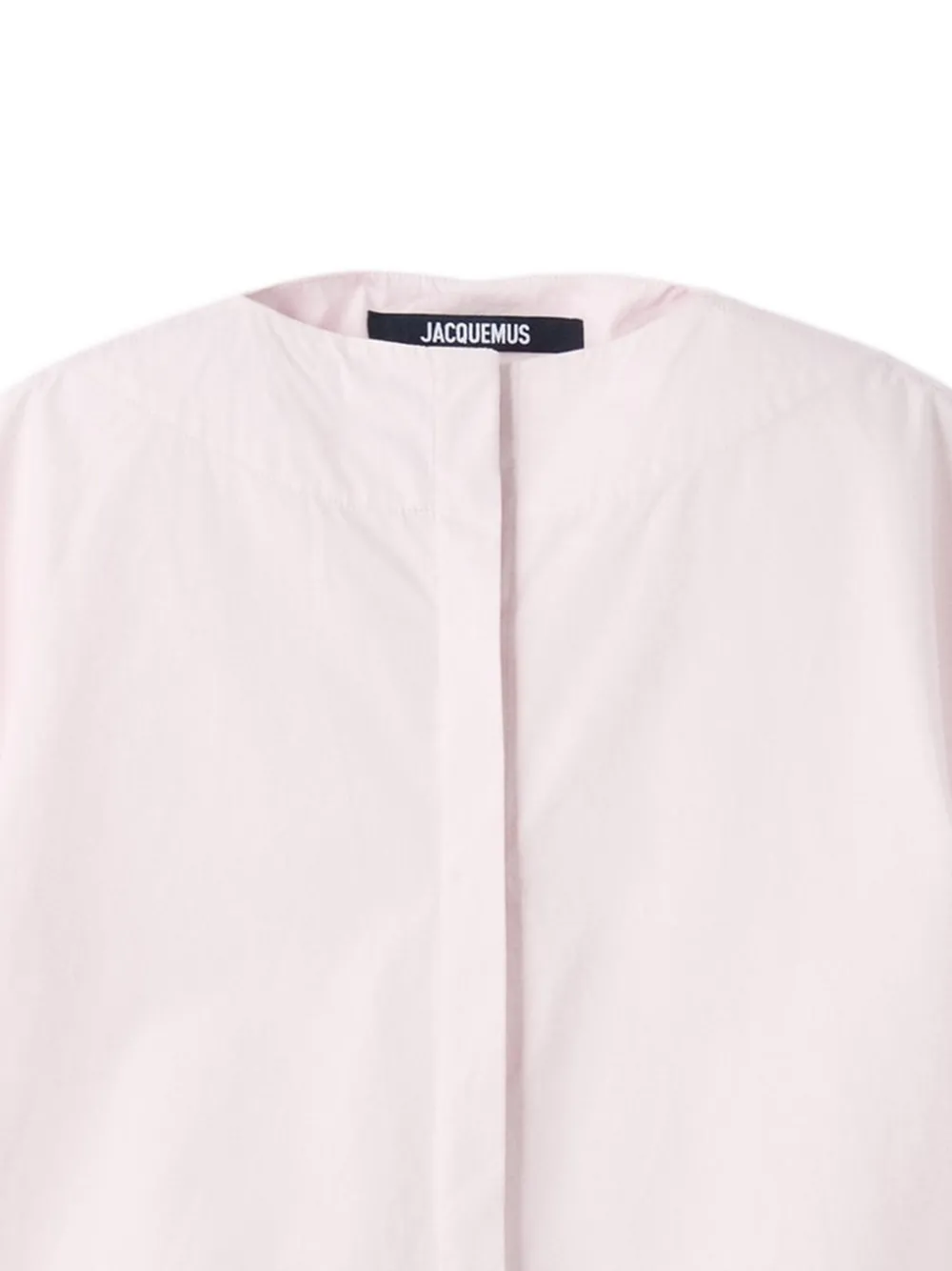  Jacquemus The Pittore Collarless Shirt - Pink 