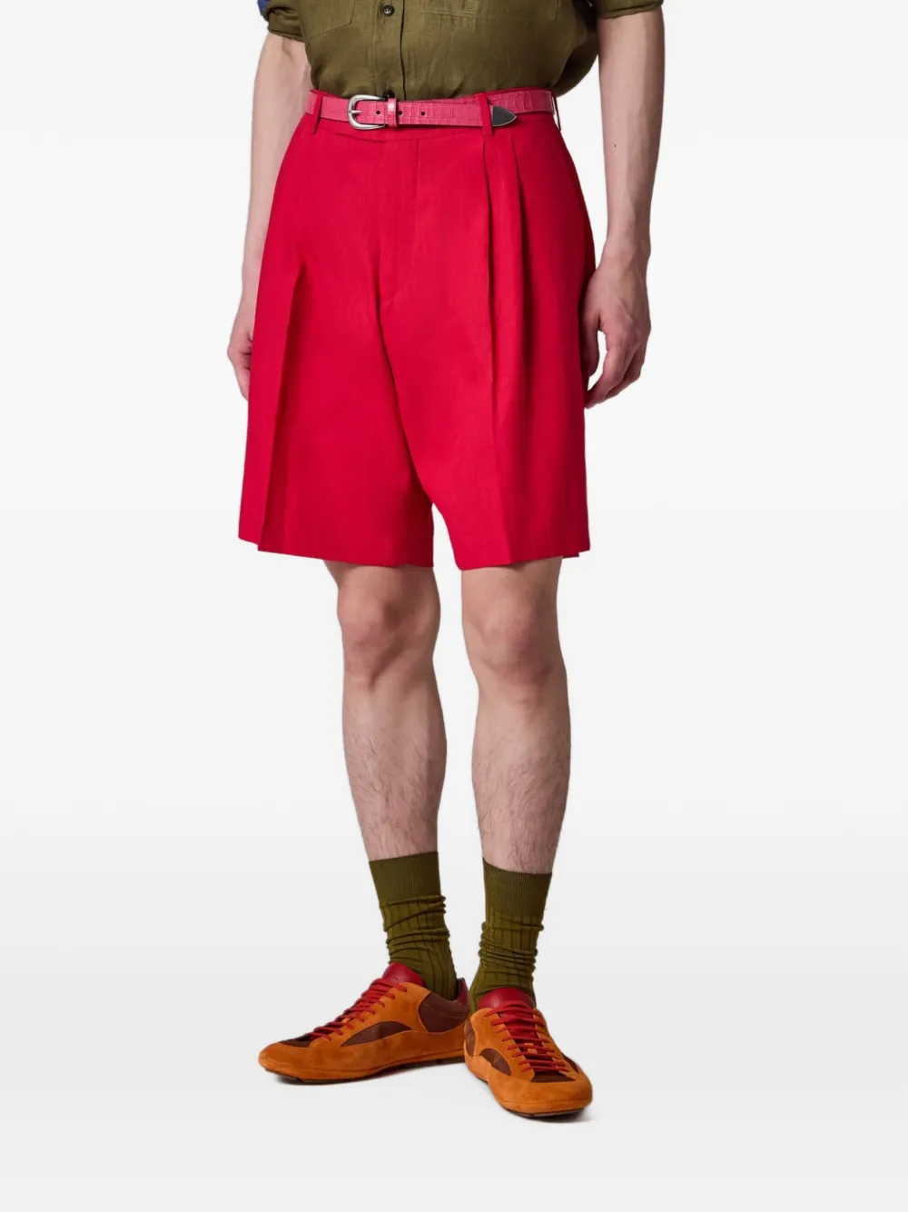 Paul Smith Geplooide shorts Roze