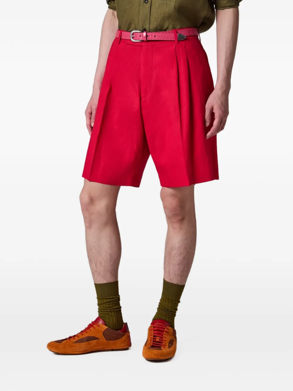 Paul Smith Geplooide shorts Roze
