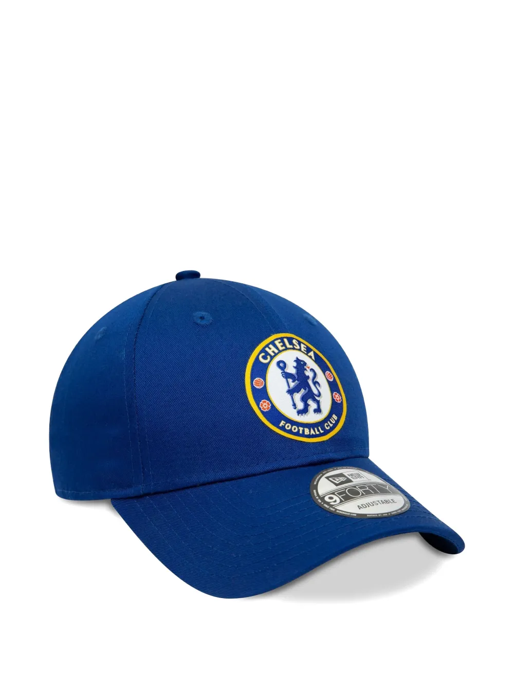 New Era Logo Patch Adjustable Strap Cap In Blue