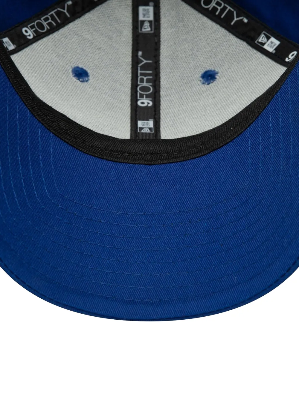 New Era Logo Patch Adjustable Strap Cap In Blue