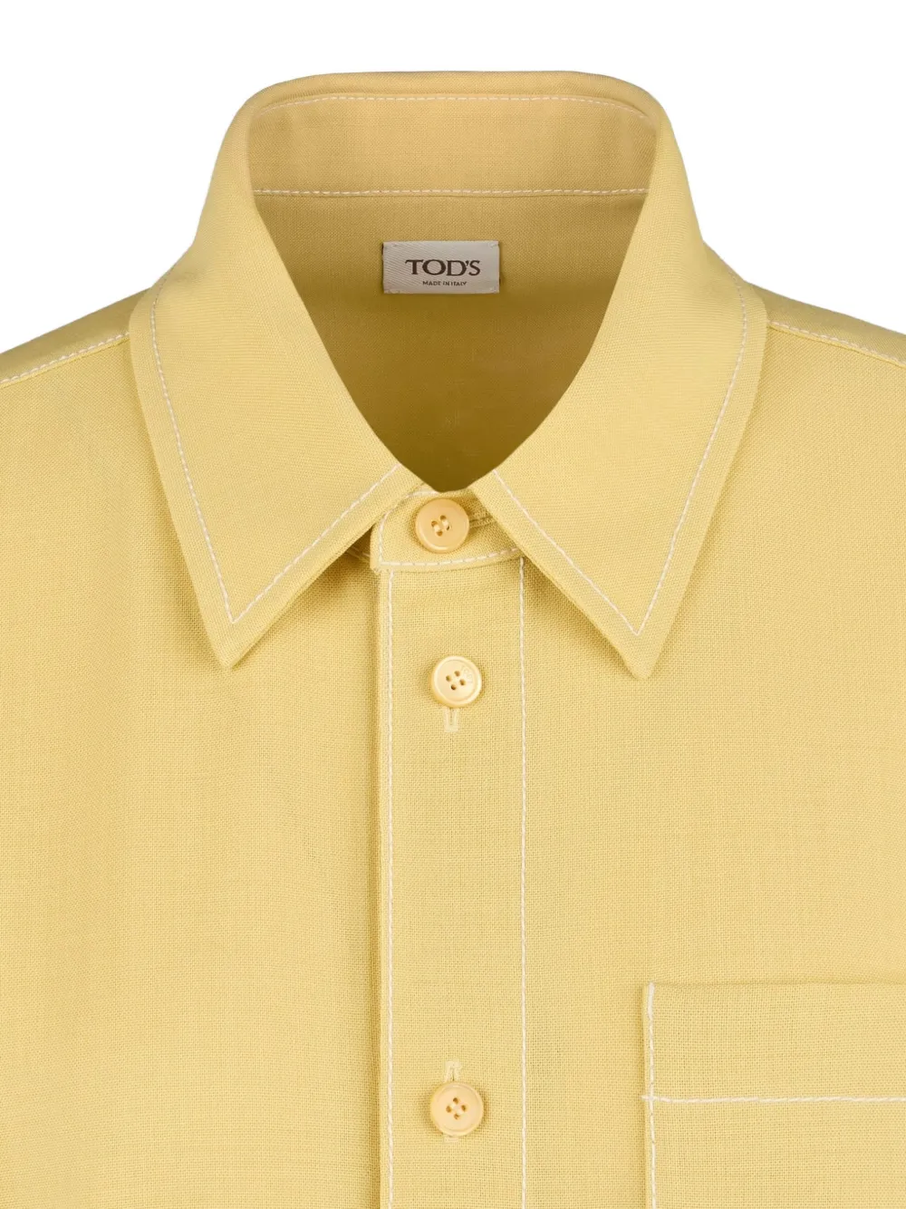 Tod's Blouse met stiksels Geel