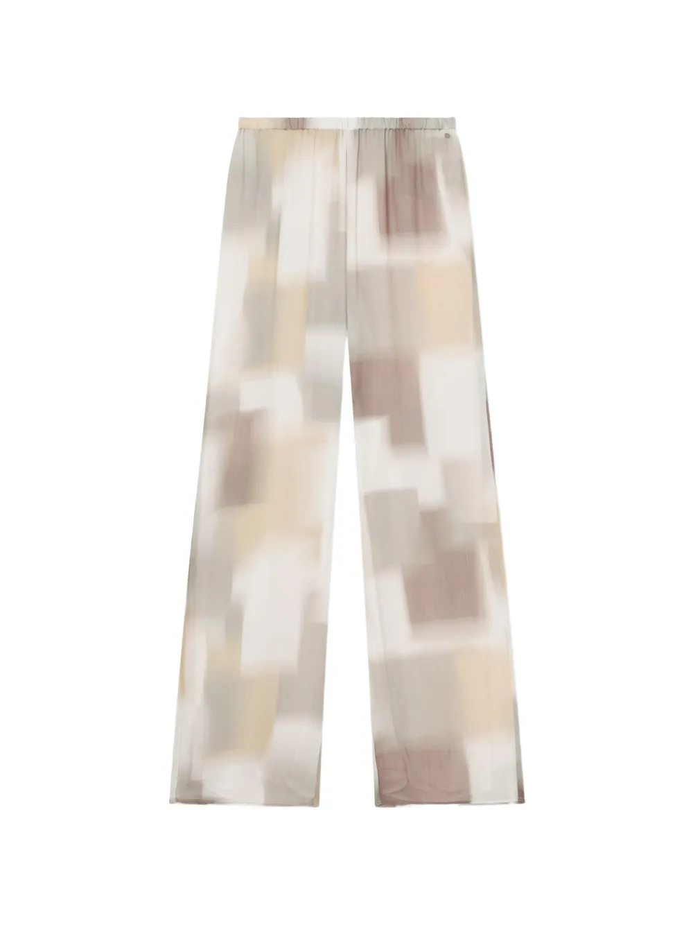 Armani Exchange elasticated printed trousers - Toni neutri