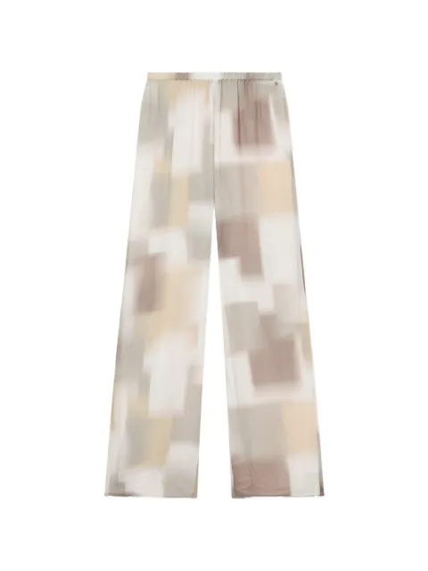 Armani Exchange pantalones estampados con pretina elástica