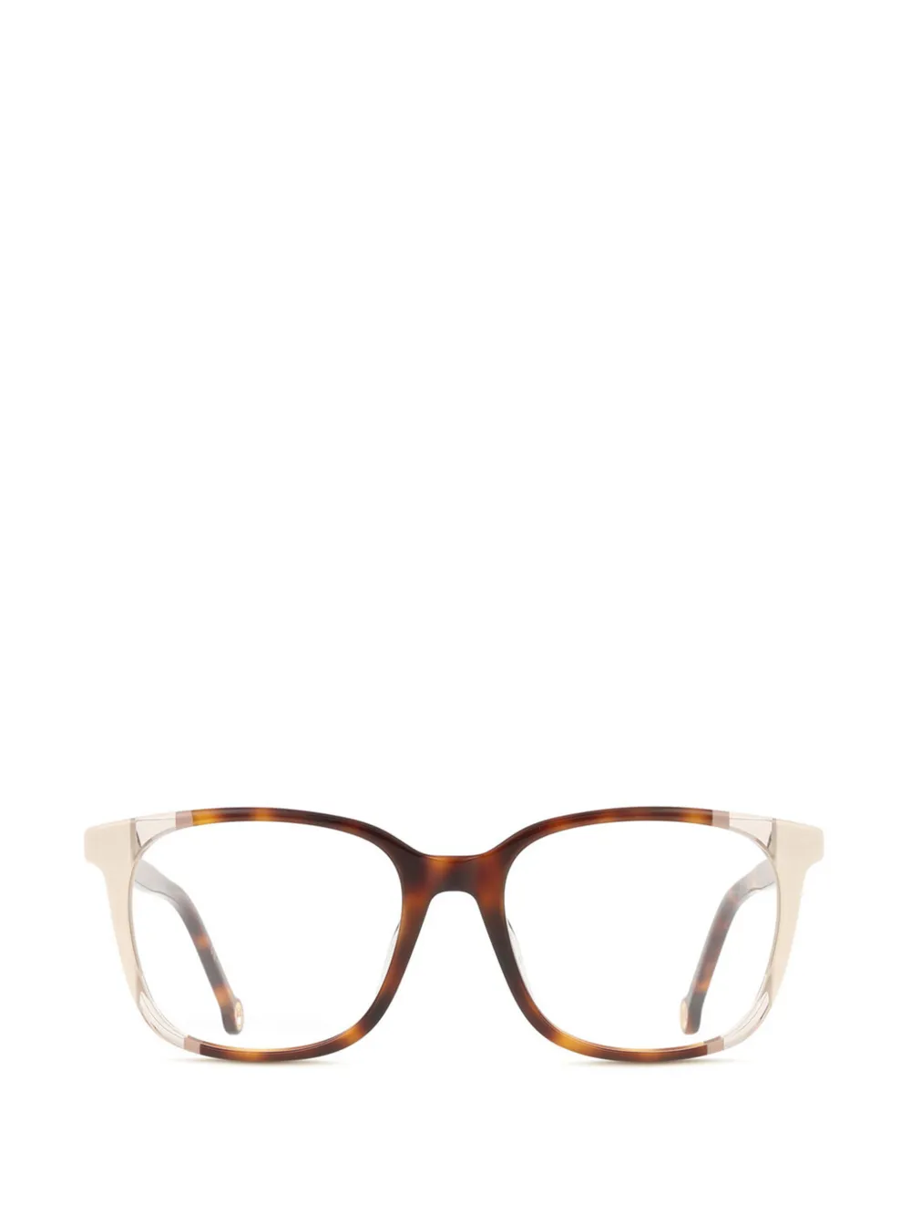 Carolina Herrera square-frame glasses - Marrone