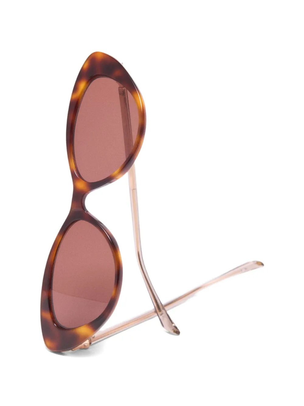  Maje Cat-eye Frame Sunglasses - Brown 