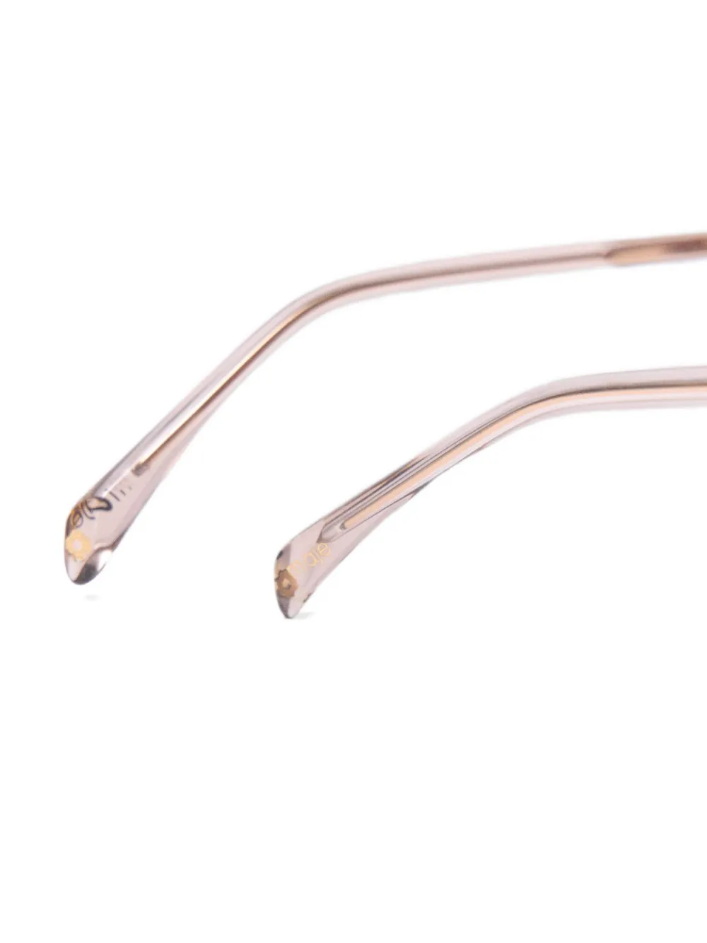 Maje Zonnebril met cat-eye montuur Bruin