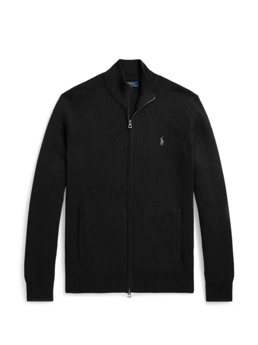 Polo Ralph Lauren zip ribbed cardigan - Blue