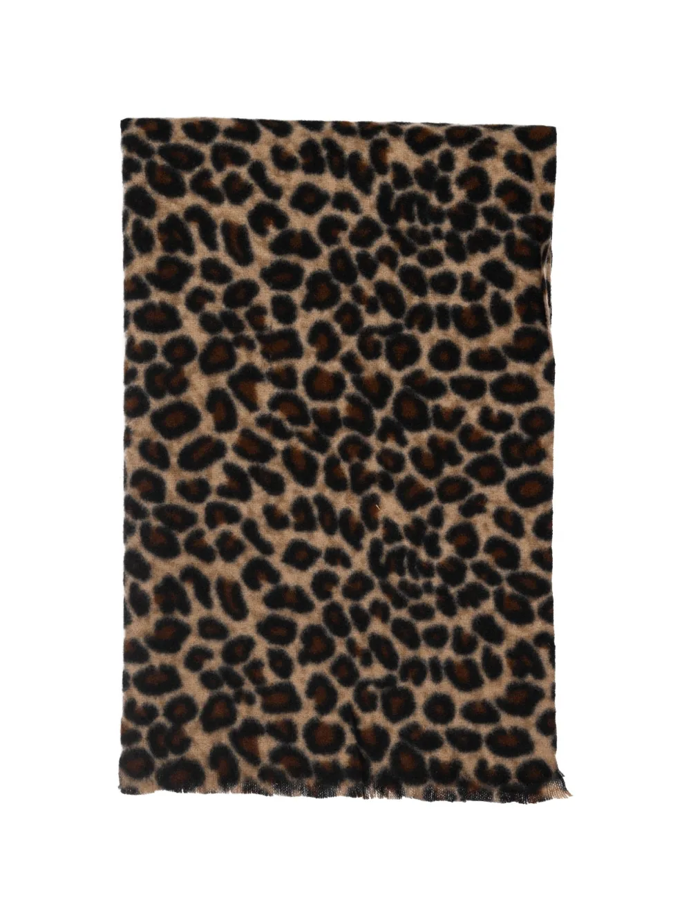 GOIA leopard-print scarf - Toni neutri