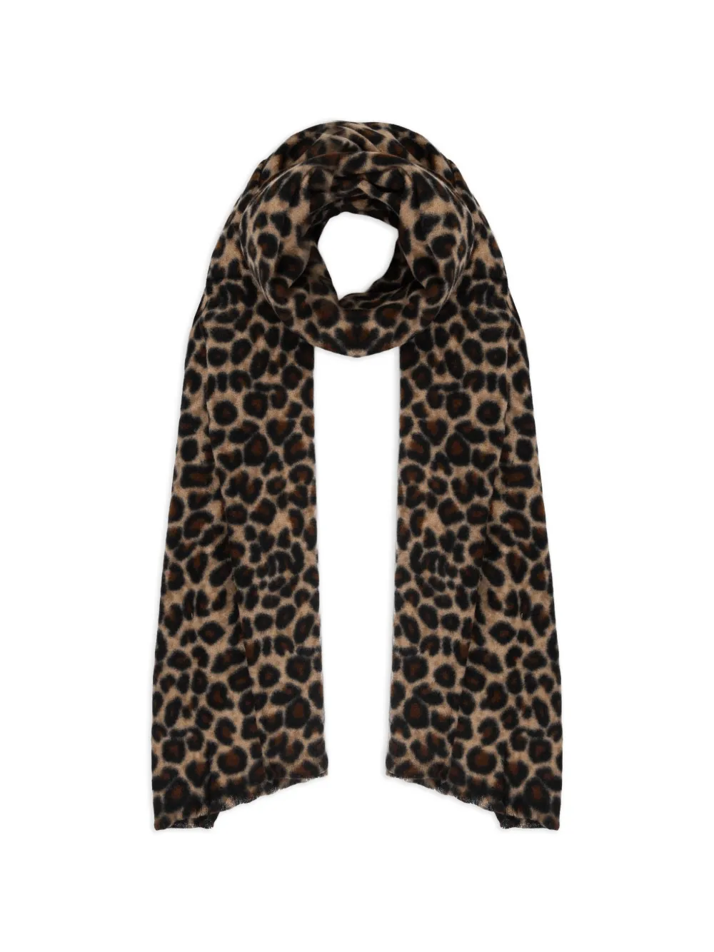  Goia Leopard-print Scarf - Neutrals 