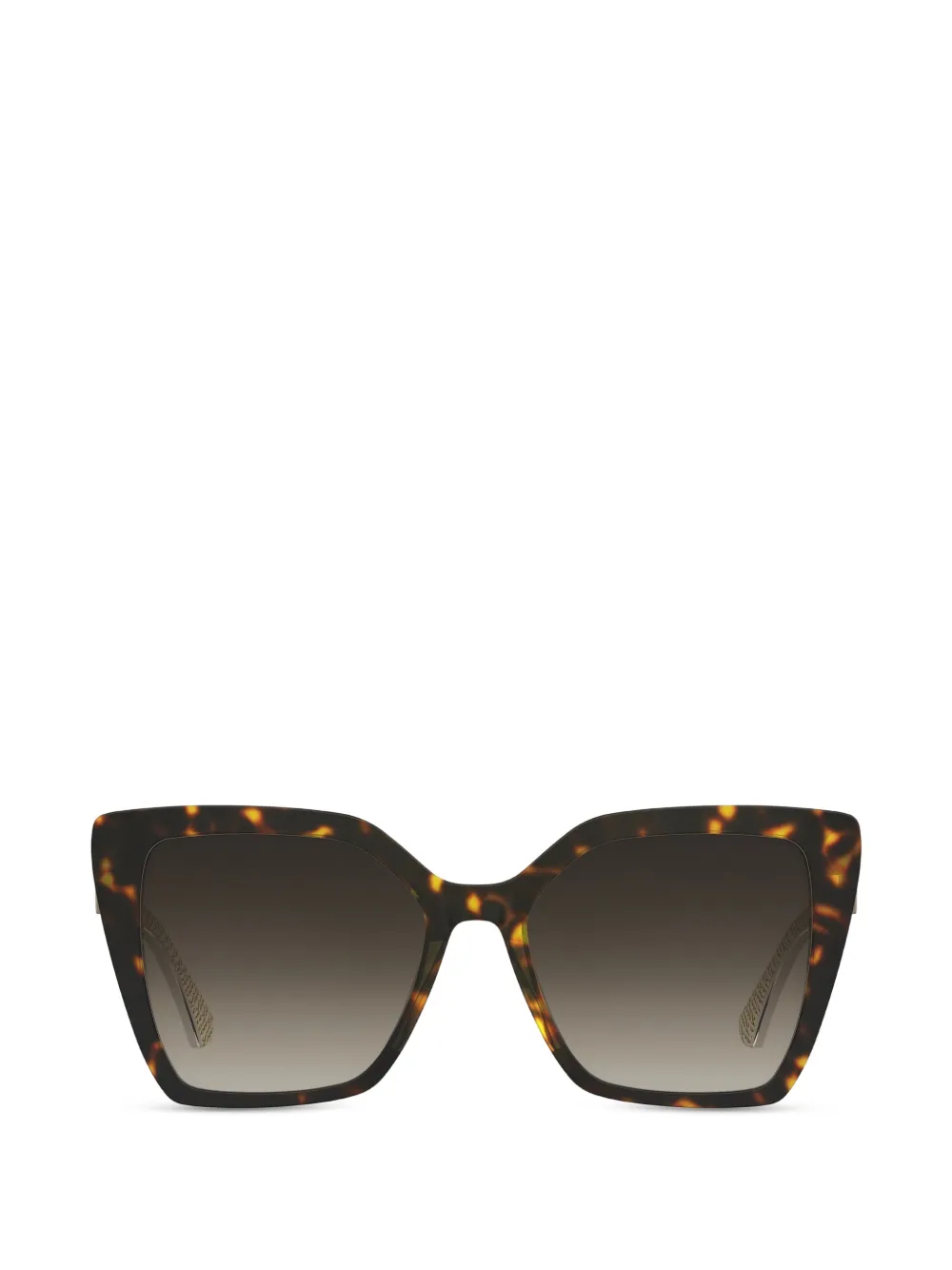 Love Moschino square-frame sunglasses - Marrone