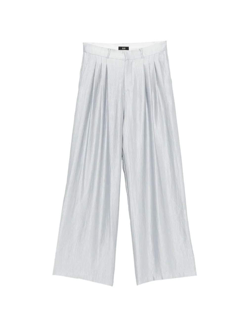 Eleh Pleated Palazzo Pants In Gray