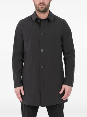 Helmut Lang ロゴ パーカーコート | ブラック | FARFETCH JP