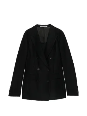 TAGLIATORE＞ ツイル 4ボタン ダブルジャケット 柔らかムードの4つ