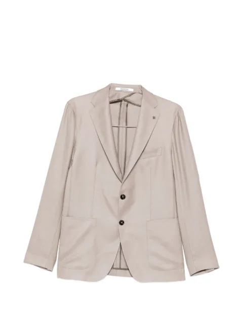 Tagliatore single-breasted patch-pocket blazer