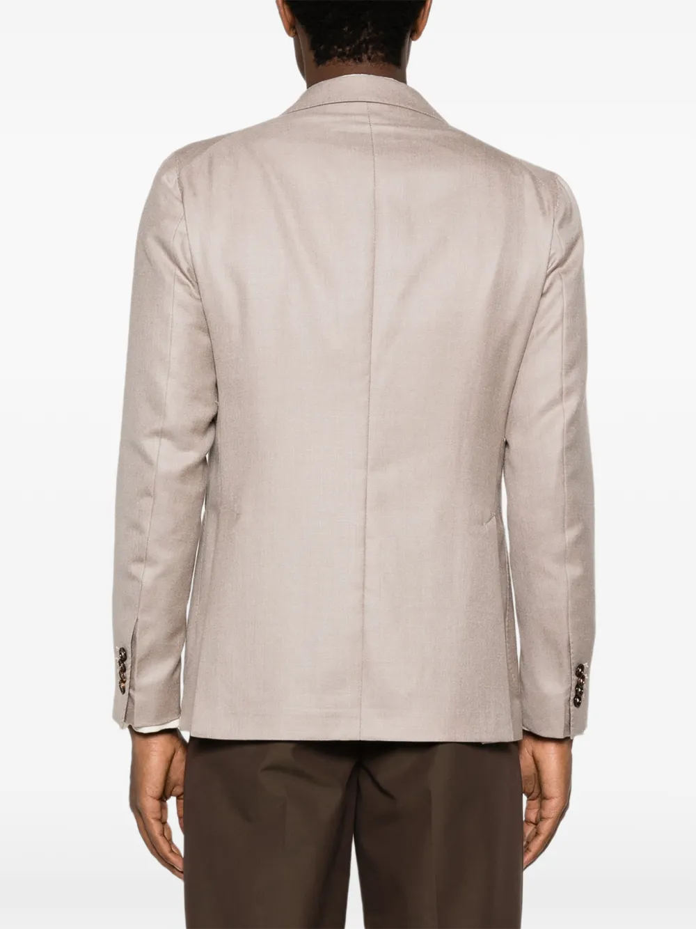 Tagliatore Blazer met enkele rij knopen Beige