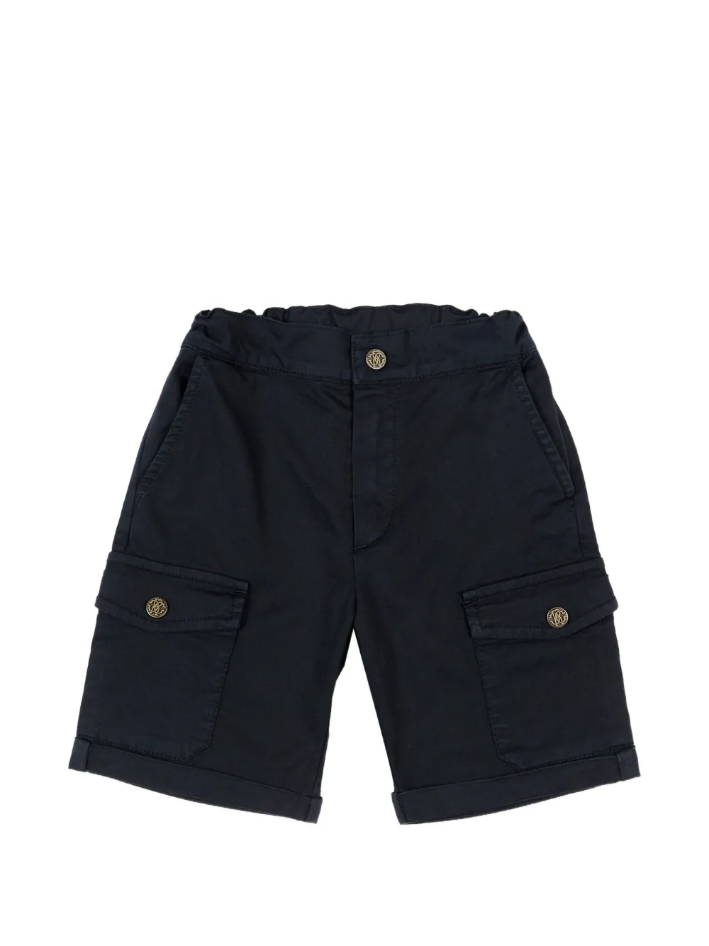 Roberto Cavalli Junior button cargo shorts - Blu