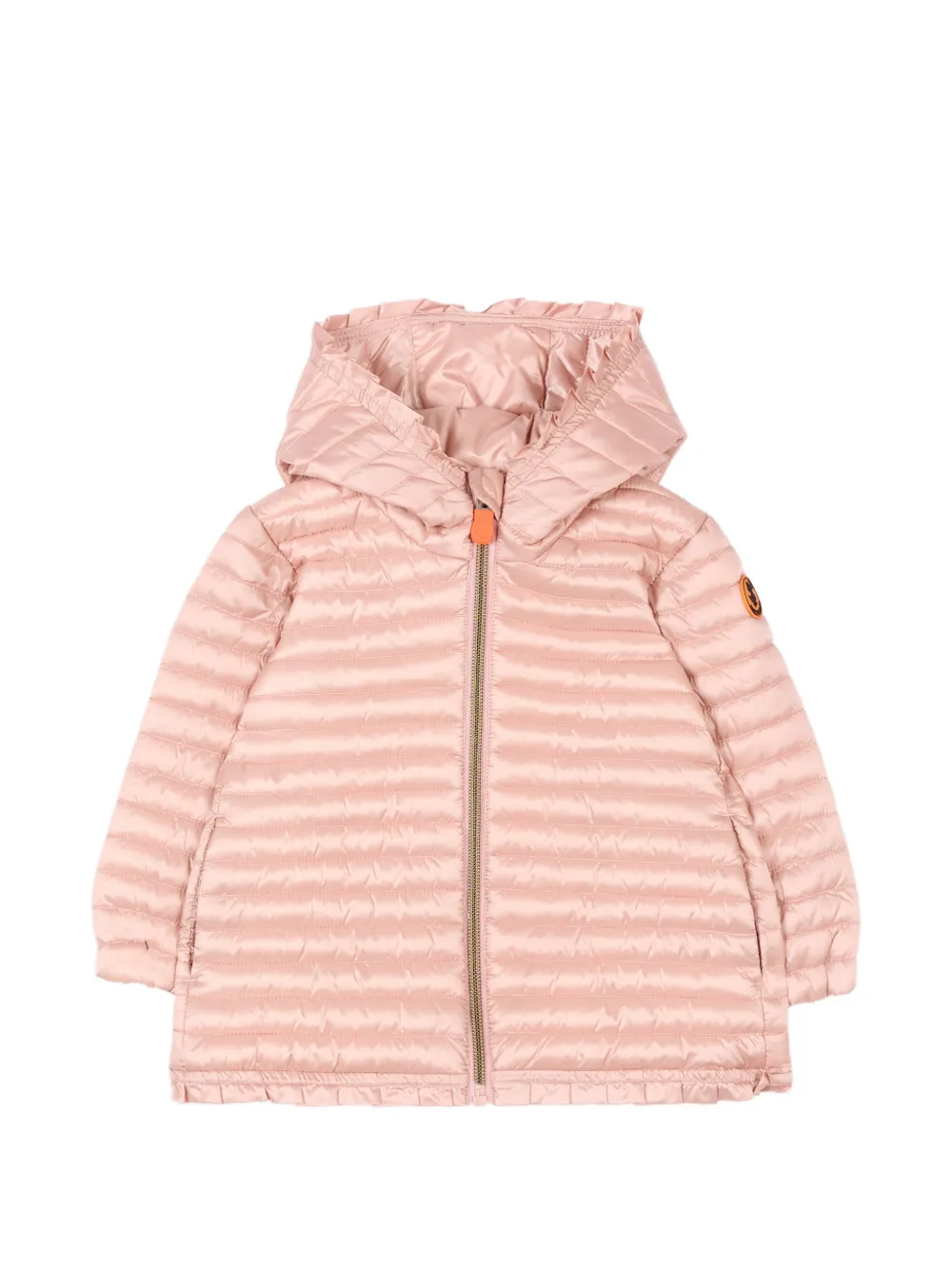 Save The Duck Kids hooded quilted jacket - Rosa