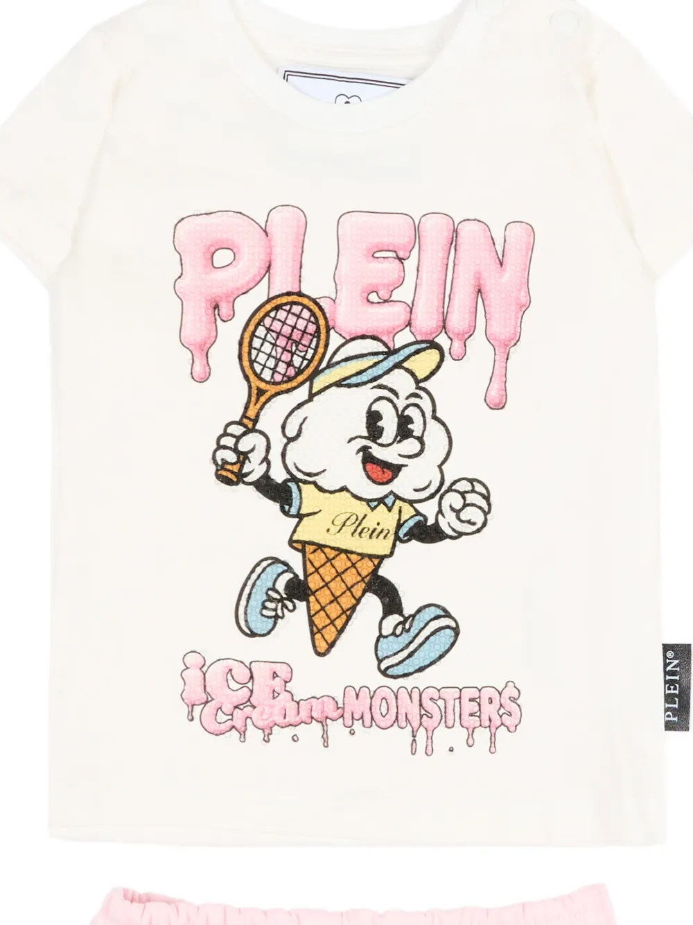  Philipp Plein Junior Printed Short Set - Neutrals 
