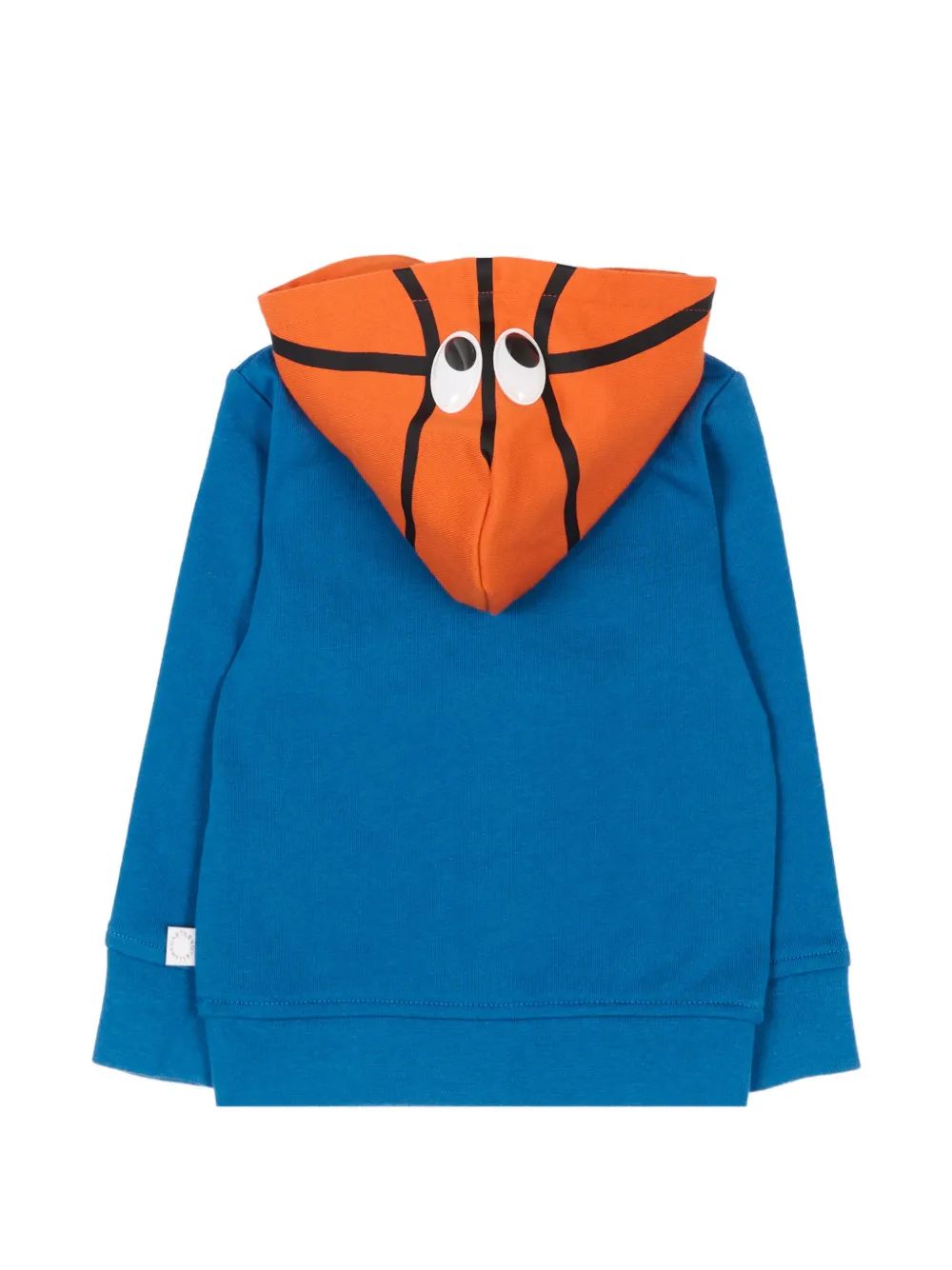 Stella McCartney Kids Hoodie met basketbal-design Blauw