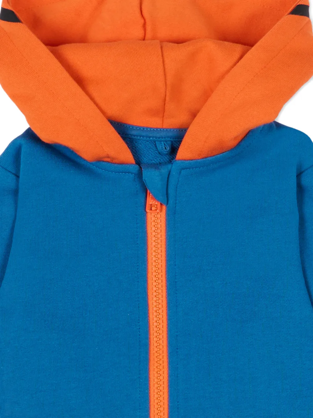 Stella McCartney Kids Hoodie met basketbal-design Blauw
