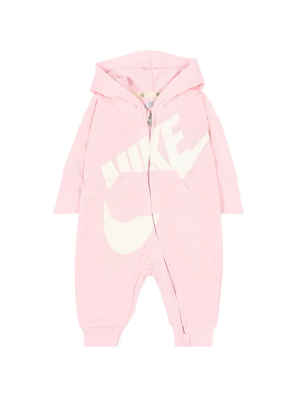 Nike Kids hooded romper - Rosa