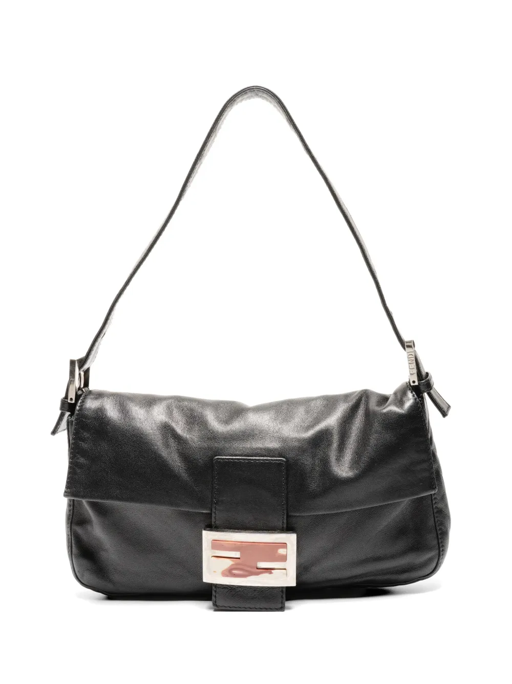 Fendi Pre-Owned 2000s lamb skin shoulder bag - Nero