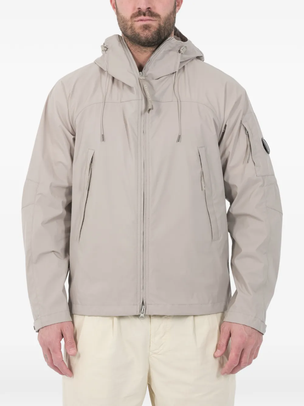 C.P. Company hooded zip jacket - Toni neutri