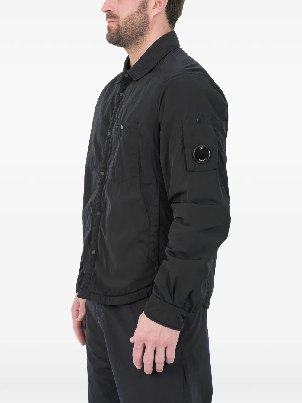 C.P. Company Shirtjack met opgestikte zak Blauw