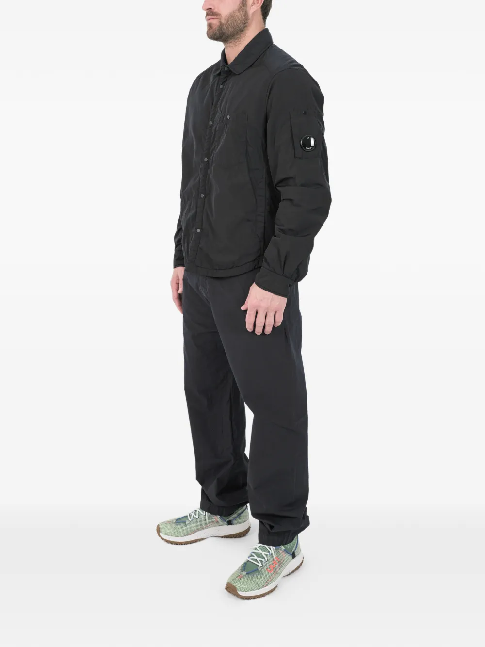 C.P. Company Shirtjack met opgestikte zak Blauw