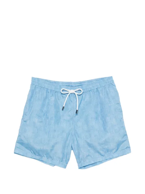 Barba floral-print drawstring swim shorts