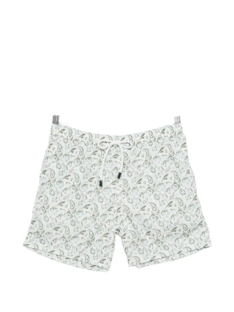 Barba paisley-print drawstring swim shorts