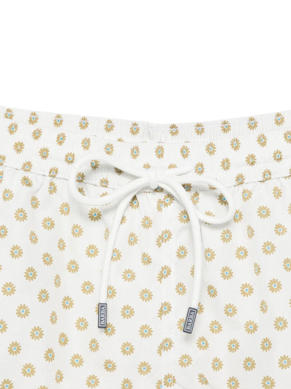 Barba Zwembroek met bloemenprint Beige