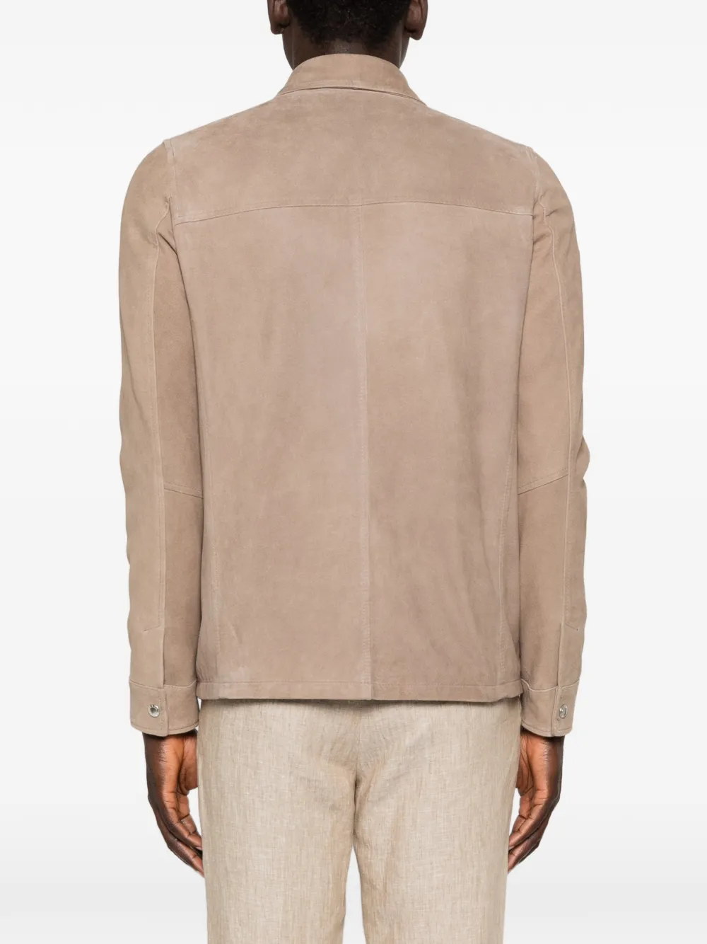 Barba Leren jack Beige