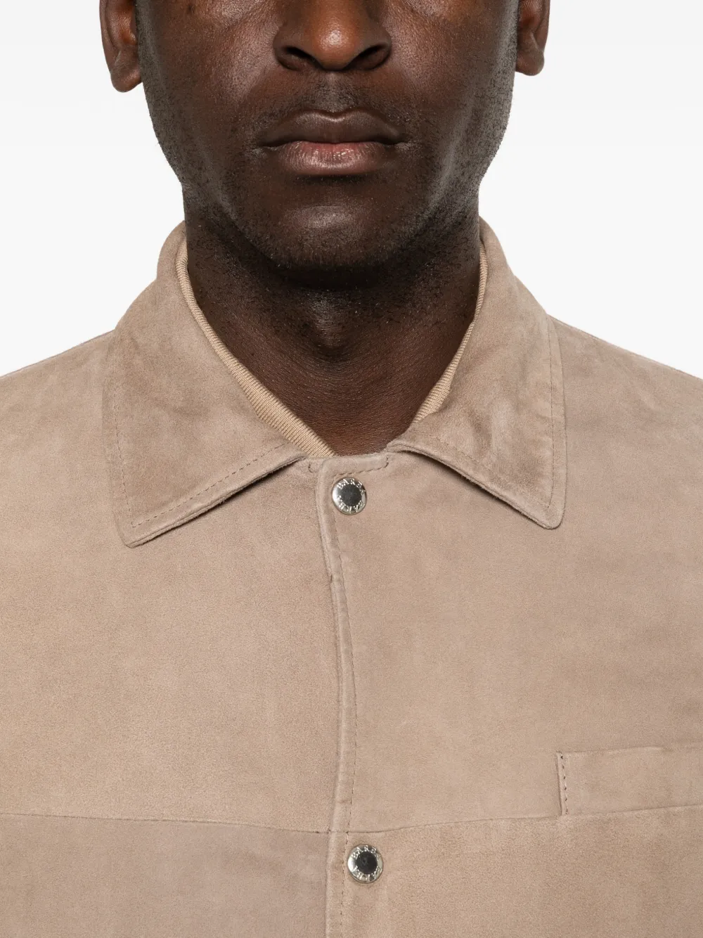 Barba Leren jack Beige
