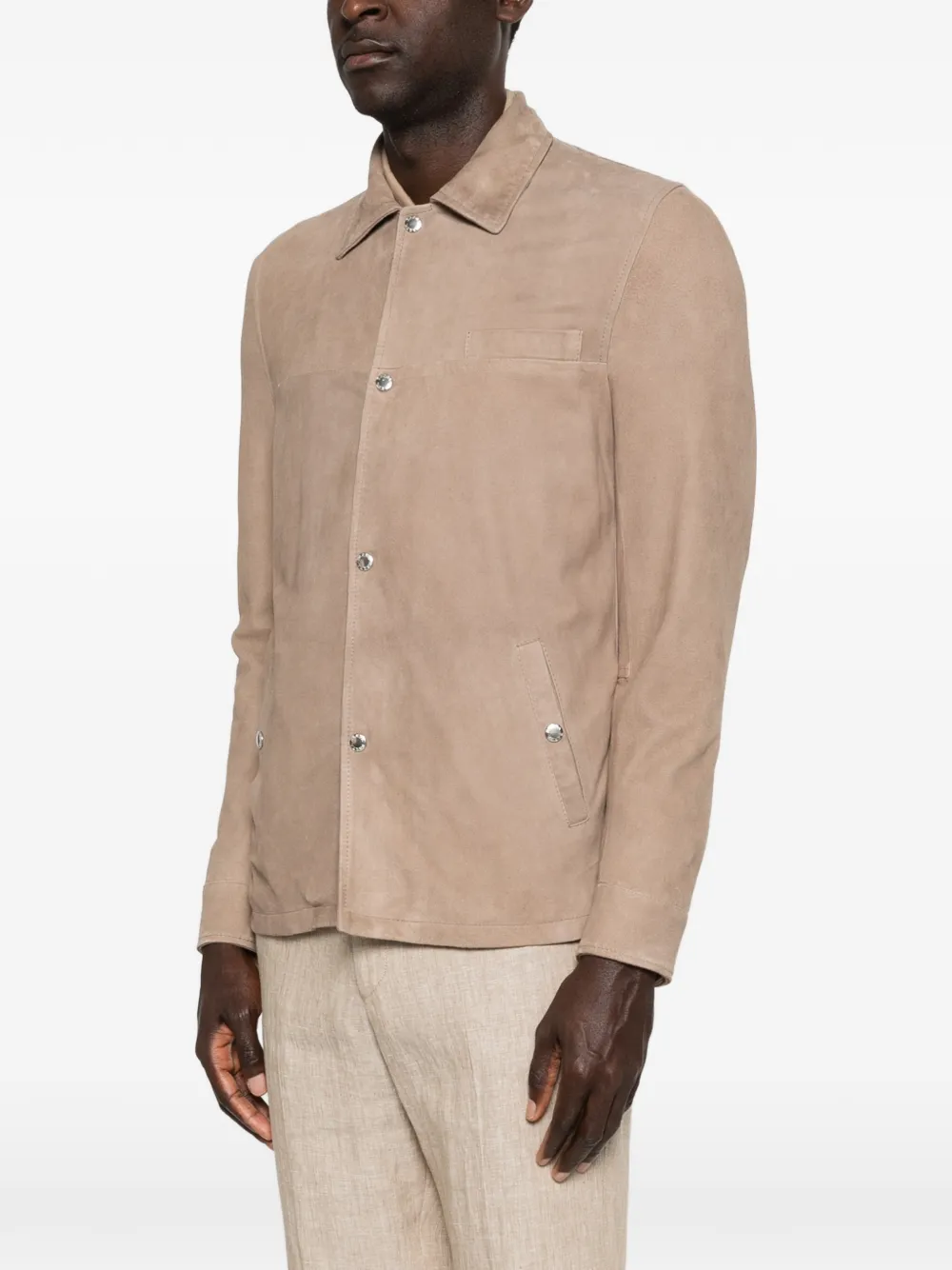 Barba Leren jack Beige