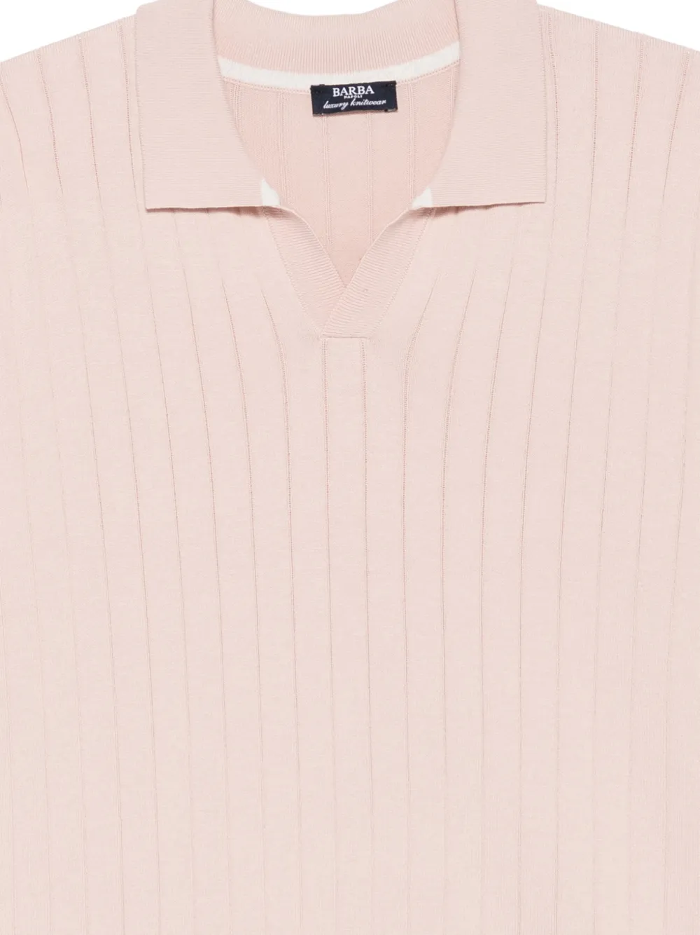 Barba T-shirt met V-hals Roze