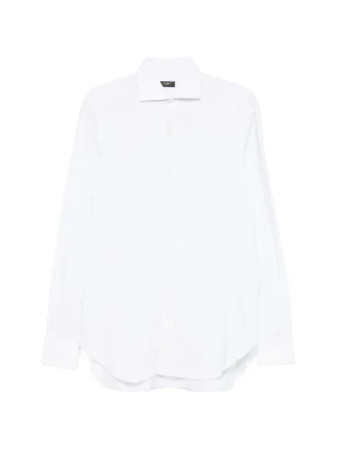 Barba classic-collar long-sleeve shirt