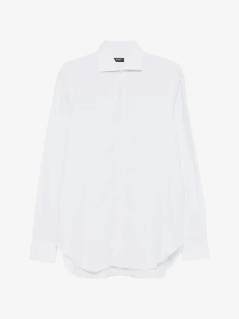 Barba classic-collar long-sleeve shirt