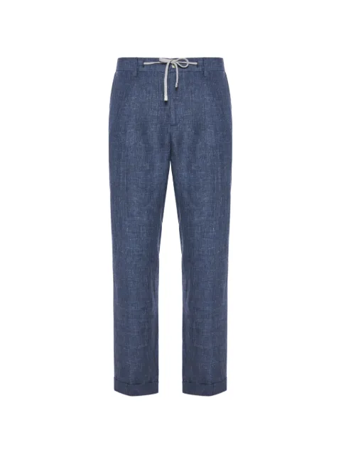 Barba drawstring-fastening trousers