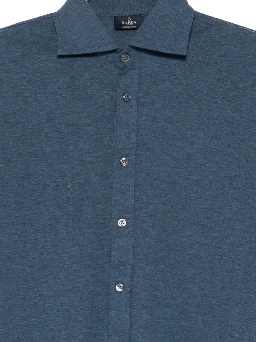 Barba Overhemd met lange mouwen Blauw
