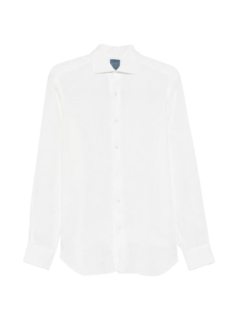 Barba paisley-jacquard shirt - Bianco