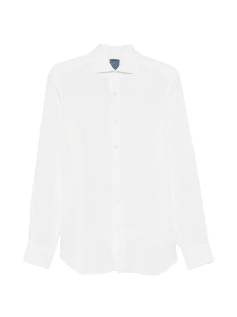 Barba paisley-jacquard shirt