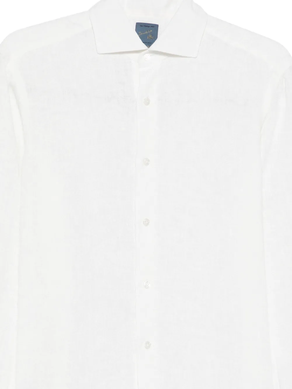 Barba Overhemd met paisley-jacquard Wit