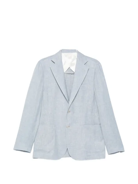 Barba patch-pocket blazer