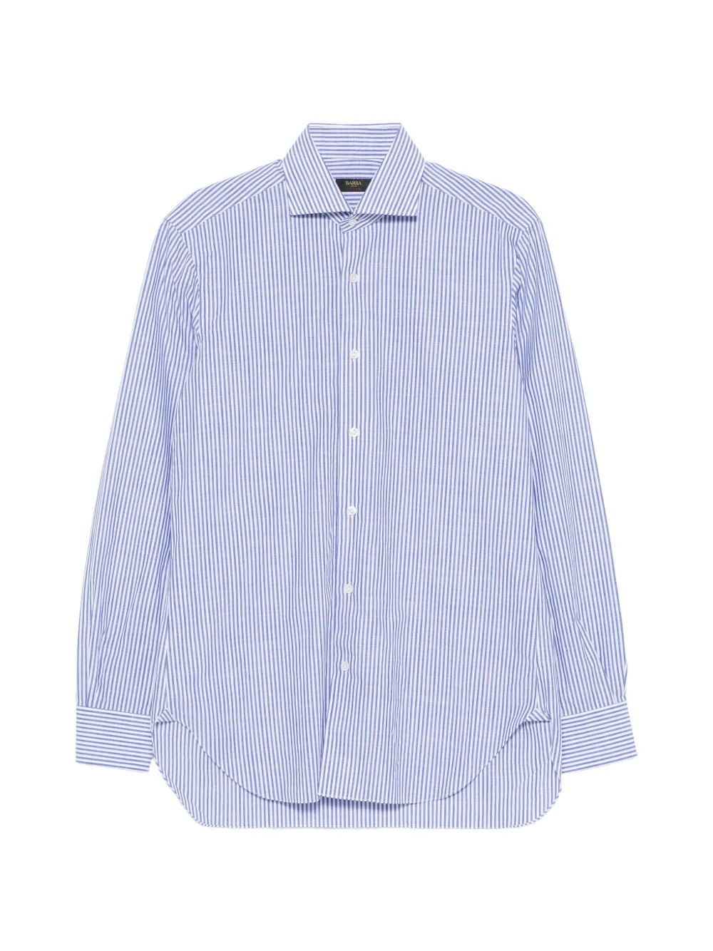 Barba striped long-sleeve shirt - Blau